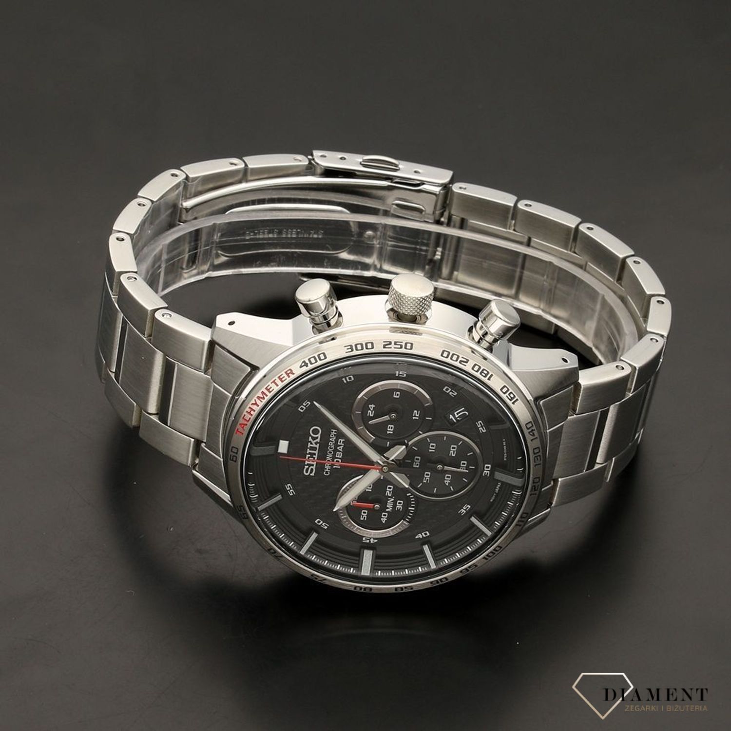Zegarek męski Seiko Quartz Chronograph Tachometer 100m SSB355P1.jpg