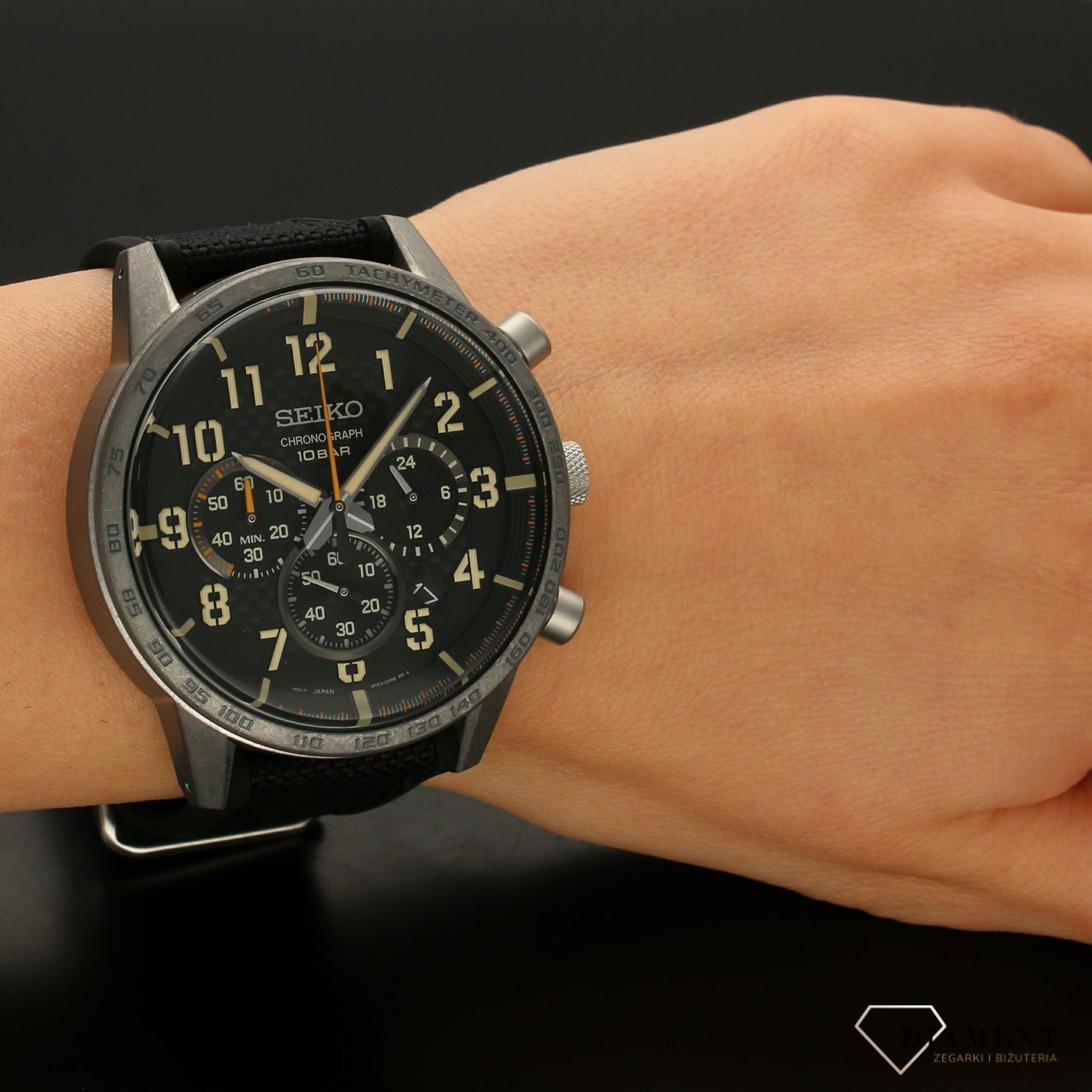 Zegarek męski Seiko ' Modny Chromograf ' SSB367P1.jpg