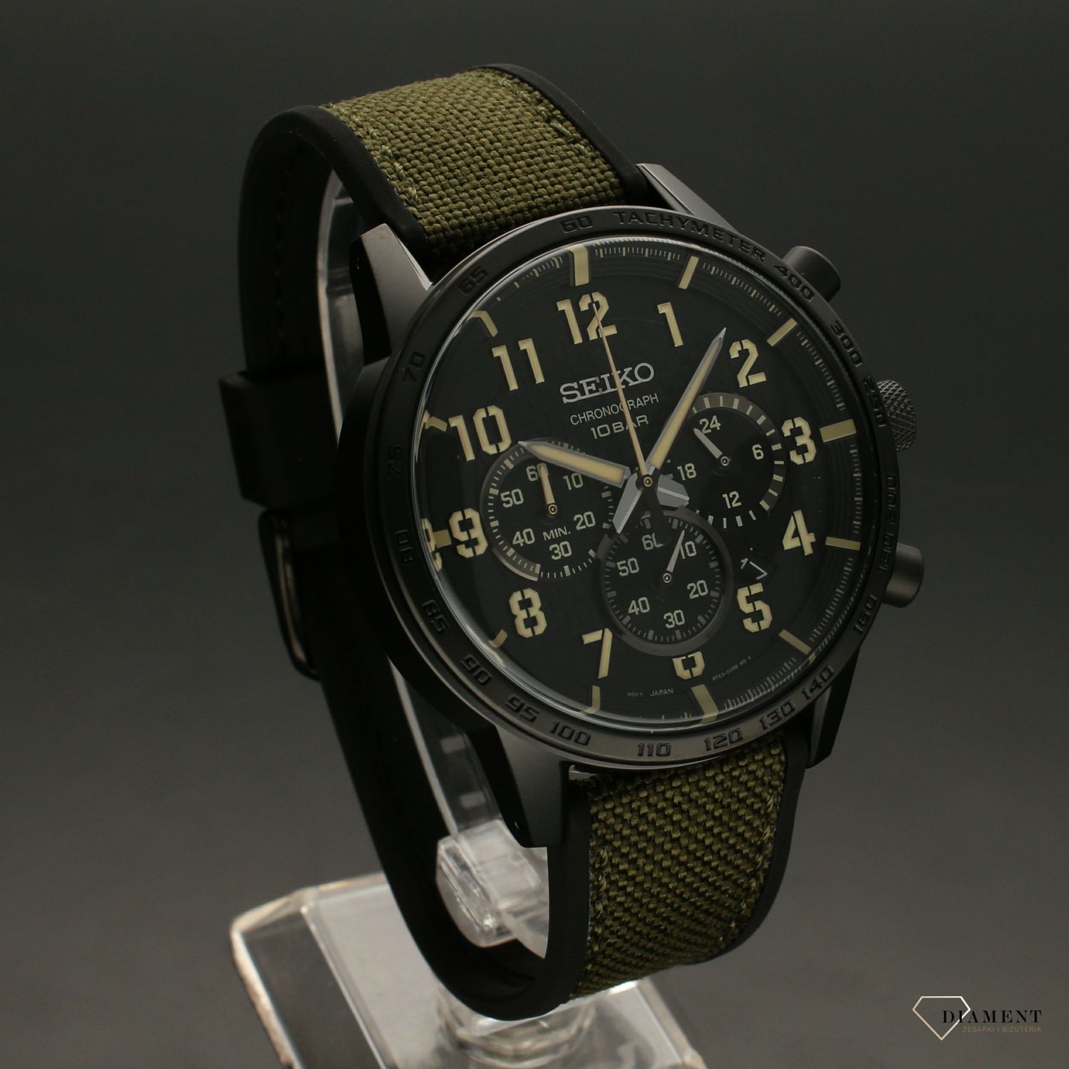 Zegarek męski Seiko  Wojskowy chronograf  SSB3691.jpg