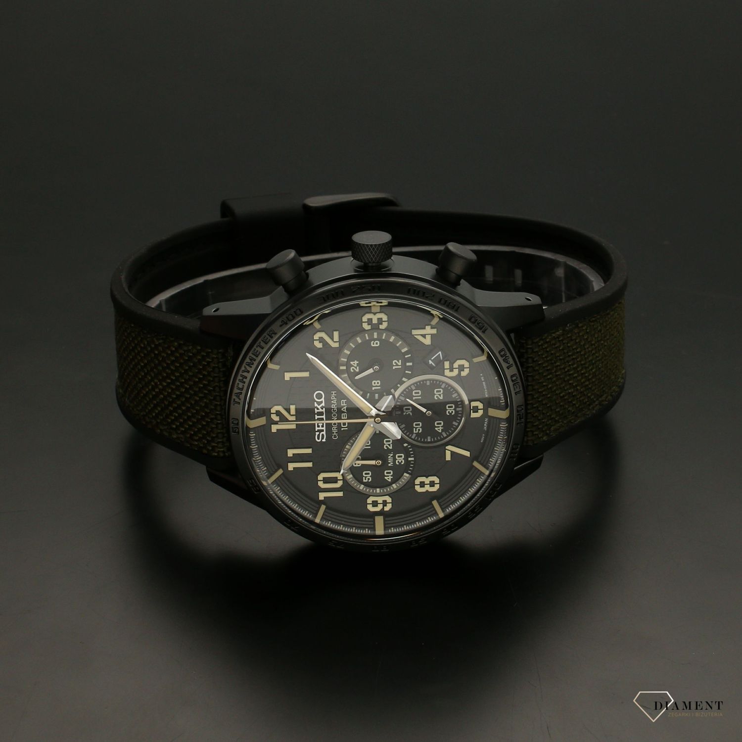 Zegarek męski Seiko  Wojskowy chronograf  SSB3691.jpg
