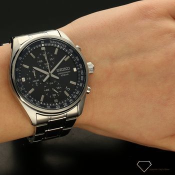 Zegarek męski Seiko 'Niebieski chronograf' SSB377P1 to idealna propozycja na prezent dla mężczyzny. Pamiątkowy grawer za 0zł  (1).jpg