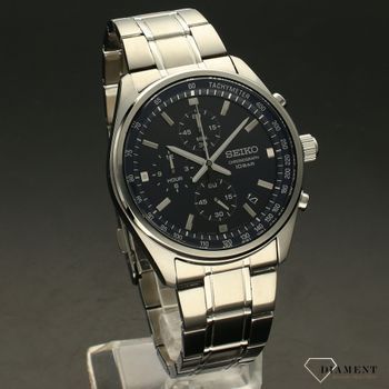 Zegarek męski Seiko 'Niebieski chronograf' SSB377P1 to idealna propozycja na prezent dla mężczyzny. Pamiątkowy grawer za 0zł  (2).jpg
