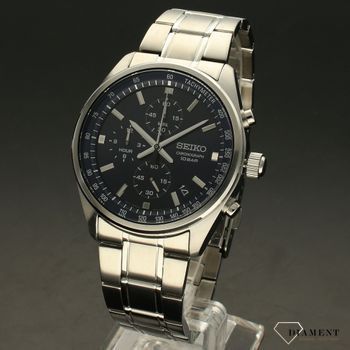 Zegarek męski Seiko 'Niebieski chronograf' SSB377P1 to idealna propozycja na prezent dla mężczyzny. Pamiątkowy grawer za 0zł  (3).jpg