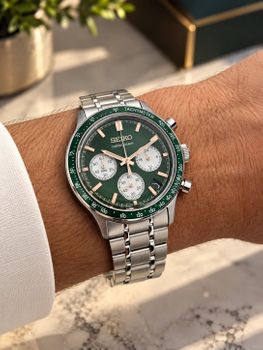 Seiko SSB481P1 – zielony zegarek męski Chronograph  Diament.jpg