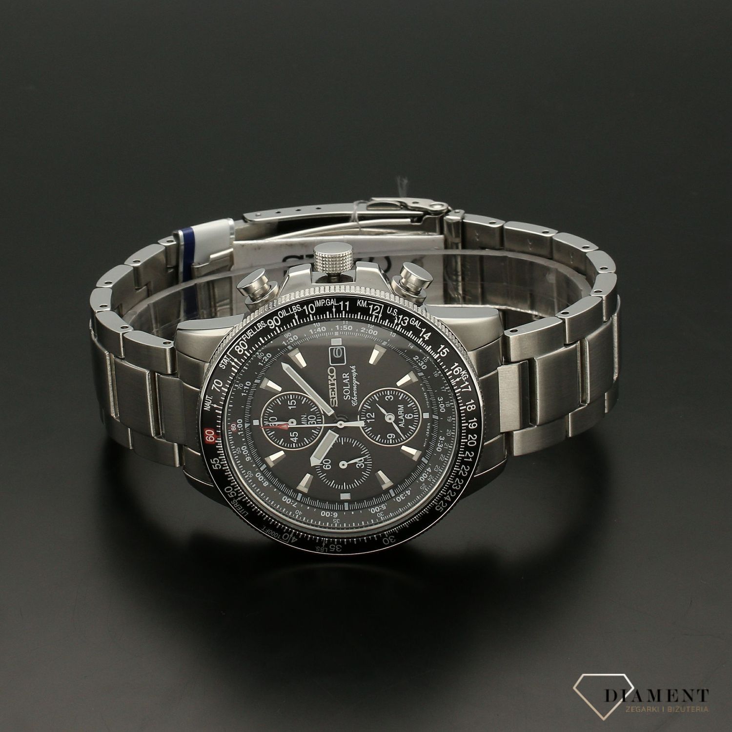 Zegarek męski Seiko 'Czarny Solar'  SSC009P1.jpg