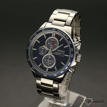 Zegarek męski Seiko 'Blue Solar Chrono' SSC431P1 (2).jpg