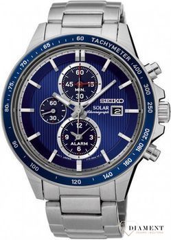 Zegarek męski Seiko 'Blue Solar Chrono' SSC431P1.jpg