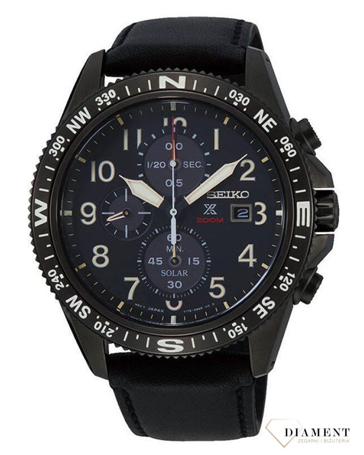 Męski zegarek Seiko Prospex Solar Chronograph SSC707P1.jpg