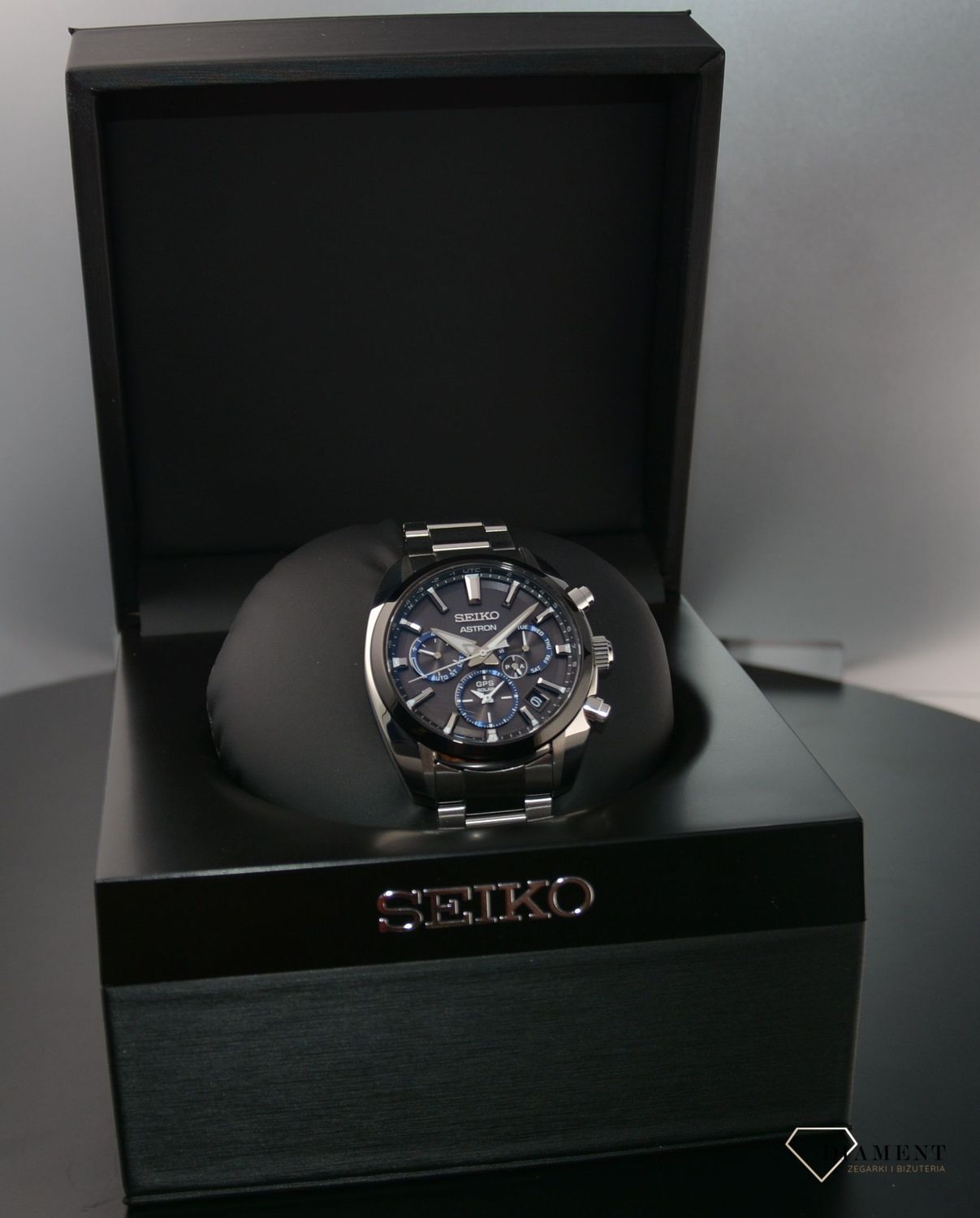 Zegarek męski Seiko Astron GPS Solar Perpetual Calendar SSH053J1 -  www.zegarki-diament.pl