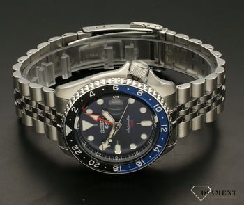 Zegarek męski Seiko 5 Sports GMT Blueberry SKX Re-Interpretation SSK003K1. Zegarek męski Seiko. Zegarek dla nurków. Zegarek sportowy. Zegarek sportowy Seiko idealny na prezent (3).jpg