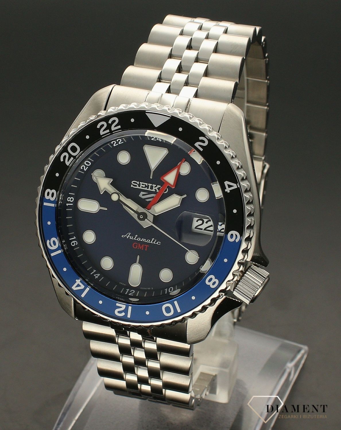 Zegarek męski Seiko 5 Sports GMT Blueberry SKX Re-Interpretation SSK003K1. Zegarek męski Seiko. Zegarek dla nurków. Zegarek sportowy. Zegarek sportowy Seiko idealny na prezent..jpg