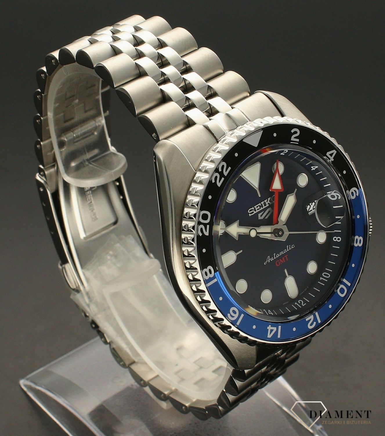 Zegarek męski Seiko 5 Sports GMT Blueberry SKX Re-Interpretation SSK003K1. Zegarek męski Seiko. Zegarek dla nurków. Zegarek sportowy. Zegarek sportowy Seiko idealny na prezent..jpg