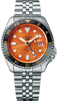 Zegarek męski Seiko 5 Sports GMT Mikan Orange SKX Re-Interpretation SSK005K1. Zegarek męski Seiko. Zegarek dla nurków. Zegarek sportowy. Zegarek sportowy Seiko idealny na prezent.jpg