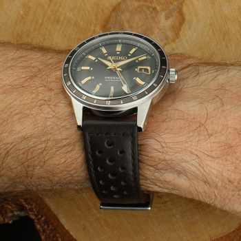 Seiko Presage SSK013J1 Style 60s GMT - zegarek automatyczny retro GMT brown.jpg