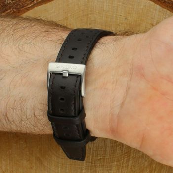 Seiko Presage SSK013J1 Style 60s GMT - zegarek automatyczny retro GMT zapięcie.jpg