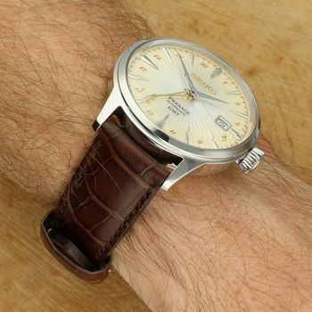 Seiko Presage SSK041J1 Acacia Cocktail Time GMT – Beżowa Tarcza, Skórzany Pasek (3).jpg