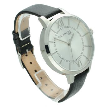 Elegancki zegarek damski SUNDAY ROSE Classic FOREVER BLACK z mechanizmem Miyota, kopertą 40 mm ze stali nierdzewnej, szkłem mineralnym hartowanym i paskiem skórzanym. Wodoszczelność 5 ATM.2.jpg