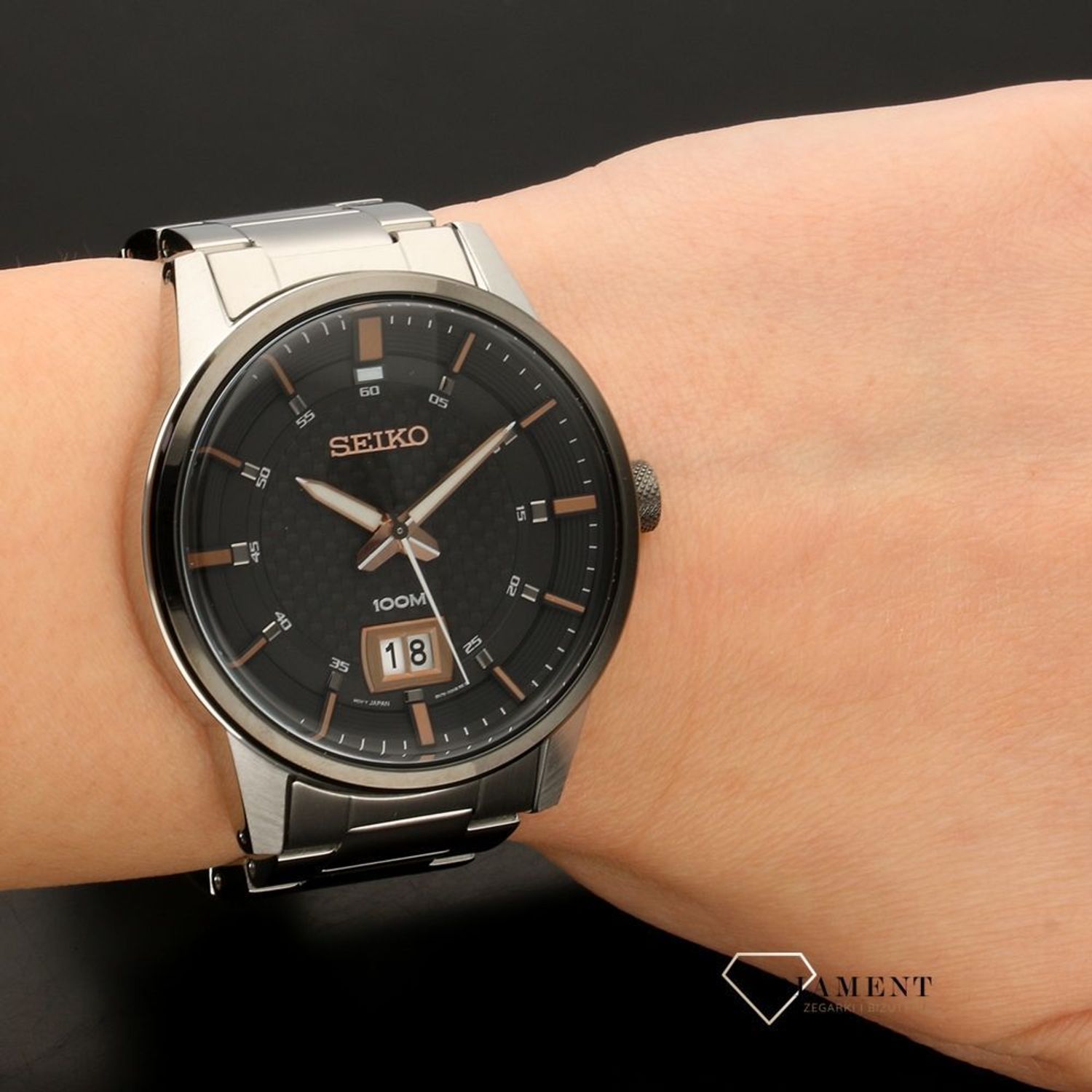 Męski zegarek Seiko SUR285P1 z kolekcji Classic.jpg