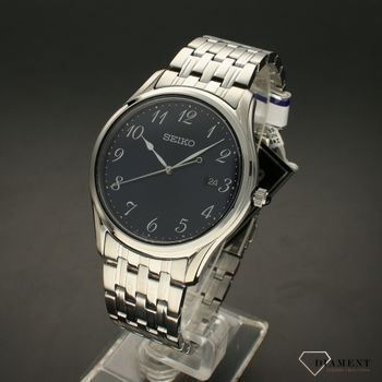 Zegarek męski na bransolecie Seiko SUR301P1 z czytelną tarczą ⌚  (2).jpg
