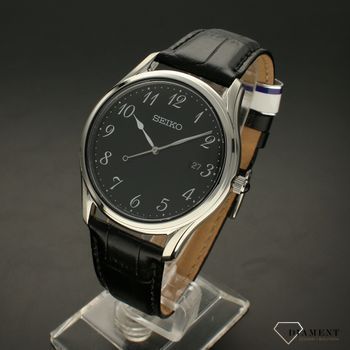 Zegarek meski na pasku Seiko 'Elegancki Klasyk' SUR305P1 -  www.zegarki-diament.pl