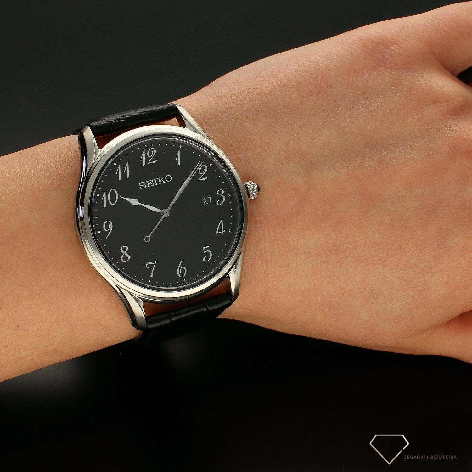 Zegarek meski na pasku Seiko 'Elegancki Klasyk' SUR305P1.webp