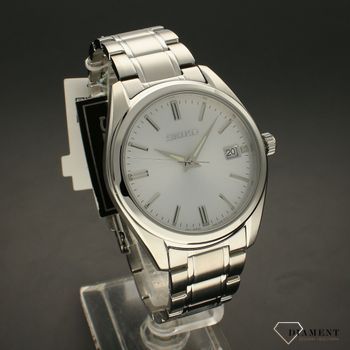 Zegarek męski na bransolecie Seiko SUR307P1 ze srebrną tarczą ⌚  (1).jpg