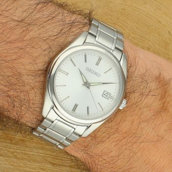 Zegarek męski SEIKO SUR307P1 Classic – szafirowe szkło, datownik klasyk.jpg