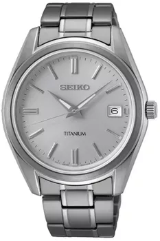 Zegarek męski tytanowy na bransolecie Seiko z datownikiem SUR369P1.webp