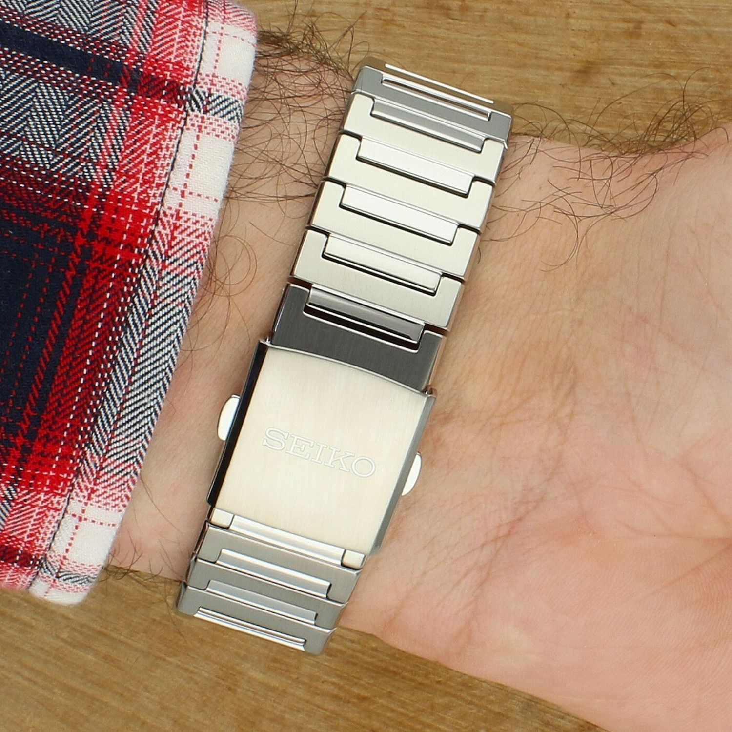 Zegarek Seiko Conceptual - męski SUR601P1 - bransoleta, zielona tarcza.jpg