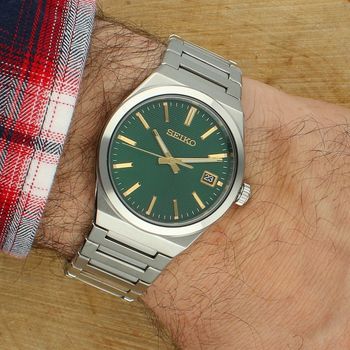 Seiko SUR601P1 – męski zegarek klasyczny z zieloną tarczą, szafir, LumiBrite (2).jpg