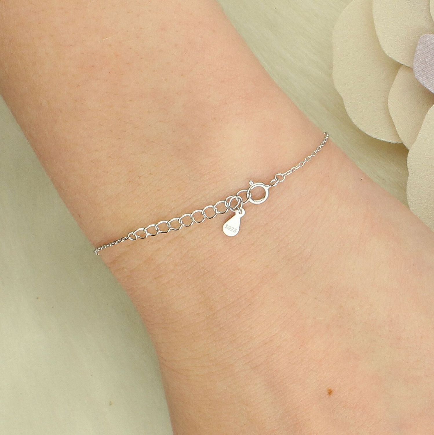 Srebrna bransoletka Koniczynka – klasyczny łańcuszek na szczęście.png