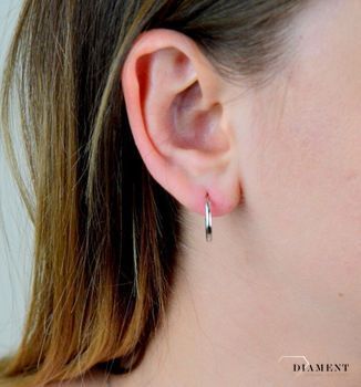 Srebrne gładkie koła 13 mm SVLE0208XD50016 💎 Srebrne kolczyki wykonane z najwyższej jakości srebra 💎 Kolczyki w kształcie koła  (2).JPG