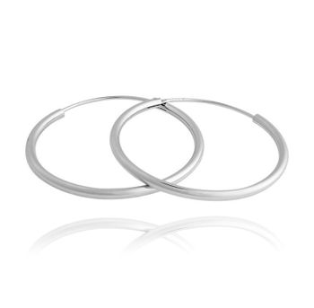 Srebrne kolczyki 925 klasyczne koła 2 cm SVLE0208XD50020.jpg