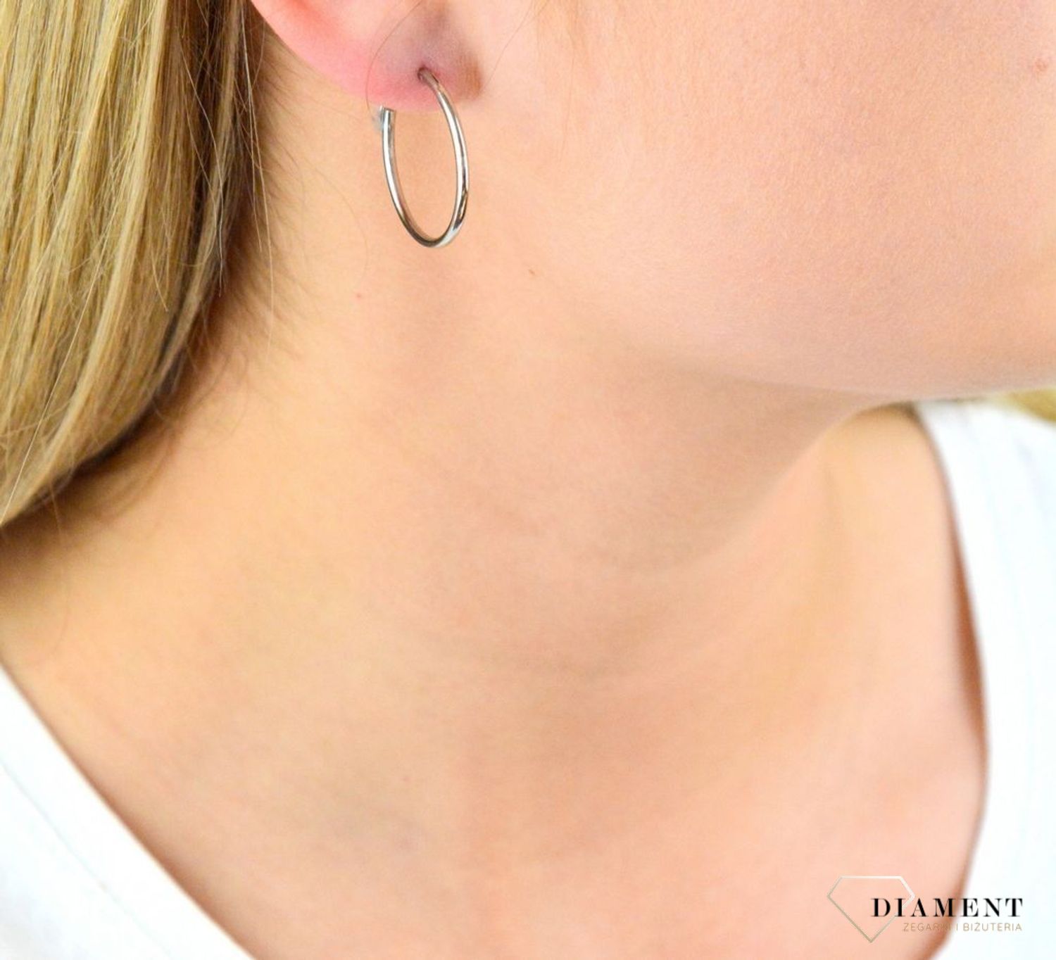 Srebrne kolczyki 925 klasyczne koła 2,5 cm SVLE0208XD50025.jpg