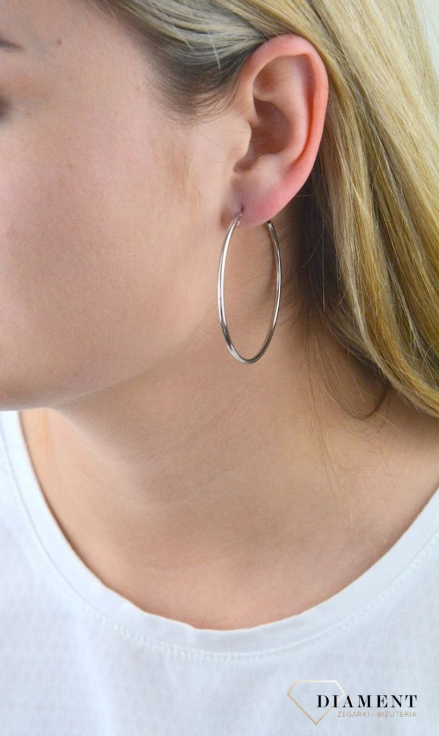 Srebrne kolczyki 925 klasyczne koła 4,5 cm.jpg