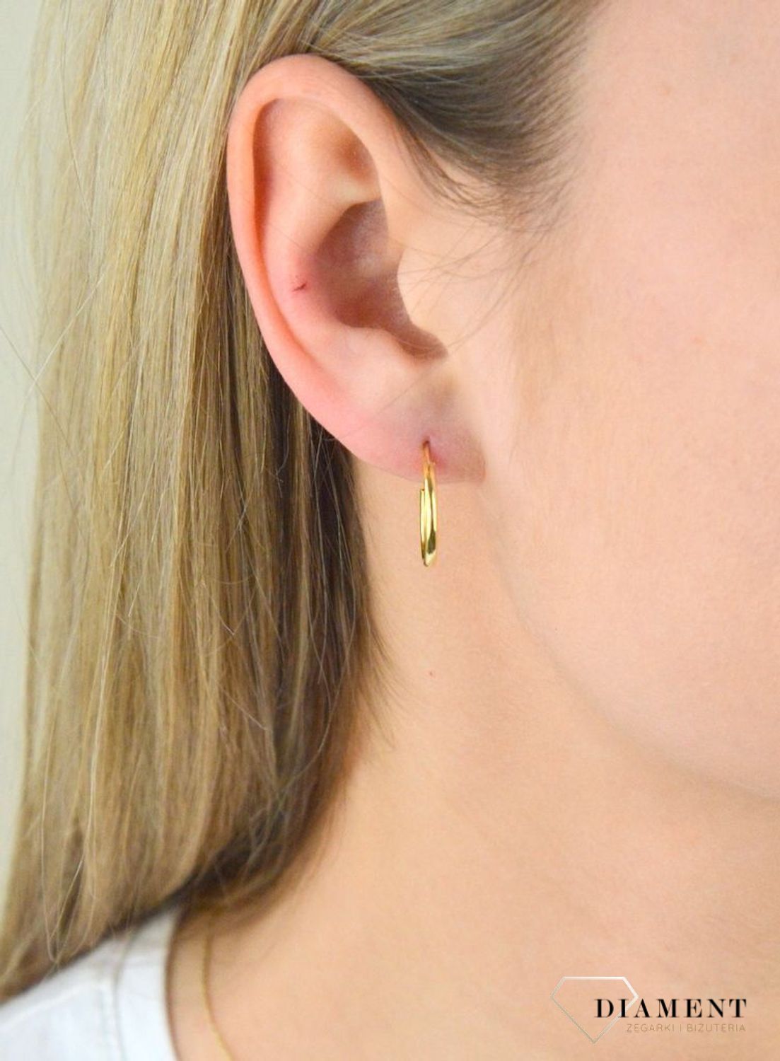 Srebrne kolczyki 925 pozłacane koła 1,5 cm SVLE0208XD5GO016. Doskonały pomysł na prezent. Klasyczne kolczyki koła. svle0208xd50030.jpg