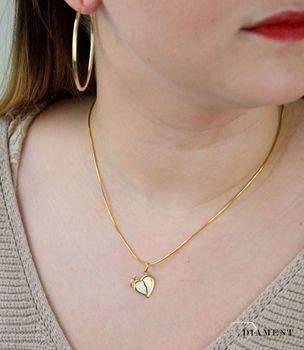 Srebrne kolczyki koła pokryte złotem 4,5 cm 💎 SVLE0208XD5GO050. Złote kolczyki koła (2).JPG