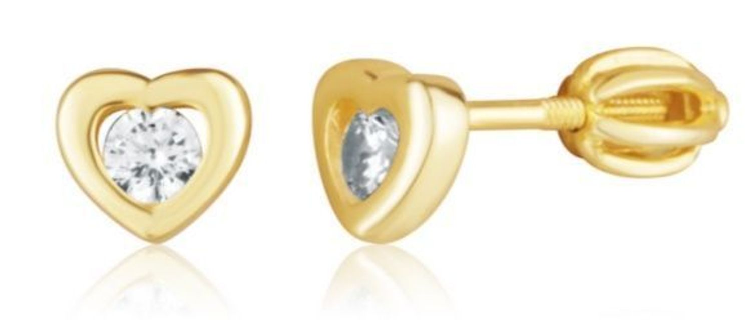 Kolczyki srebrne pozłacane serca z cyrkonią.jpg