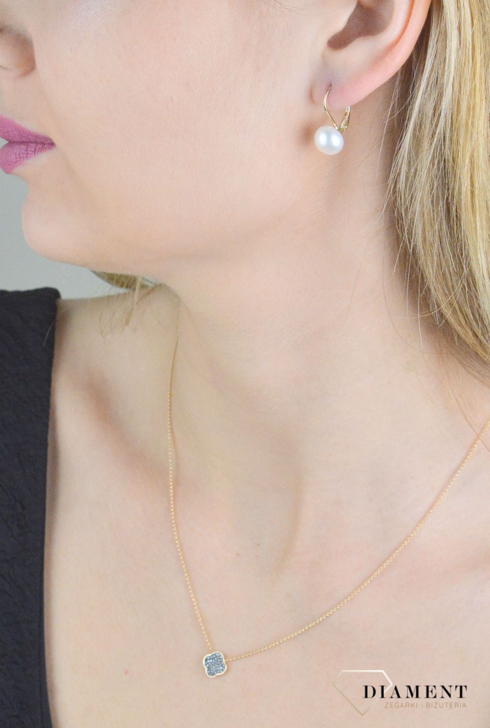 Kolczyki srebrne damskie 925 pozłacane z perełką SVLE0476XD2GP09. Srebrne kolczyki damskie. Srebrne kolczyki pozłacane wiszące. Srebrne kolczyki damskie z perłą. Kolczyki damskie z perełką idealne na prezent..jpg