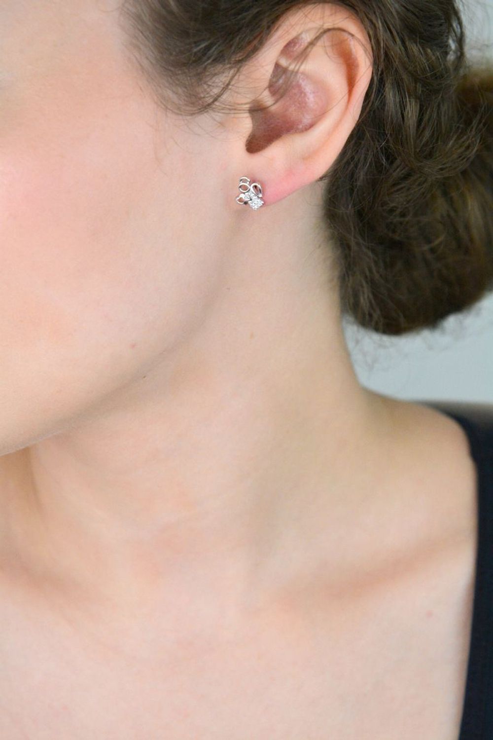 Srebrne Kolczyki Aniołki z Cyrkoniami – SVLE0630XH2BISR.webp