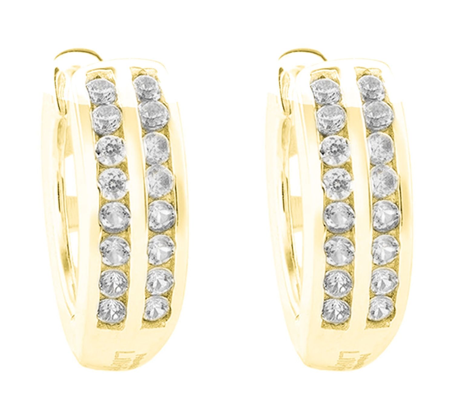 Kolczyki srebrne damskie 925 kółeczka w pozłoceniu z cyrkoniami SVLE0655XH2GO00. Srebrne kolczyki kółeczka. Srebrne kolczyki pokryte złotem. Kolczyki srebrne kółka z cyrkoniami. Kolczyki srebrne damskie kółeczka idealne na prezent..jpg