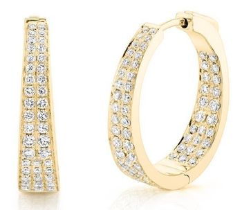 Pozłacane kolczyki koła ze srebra 925 z cyrkoniami.jpg