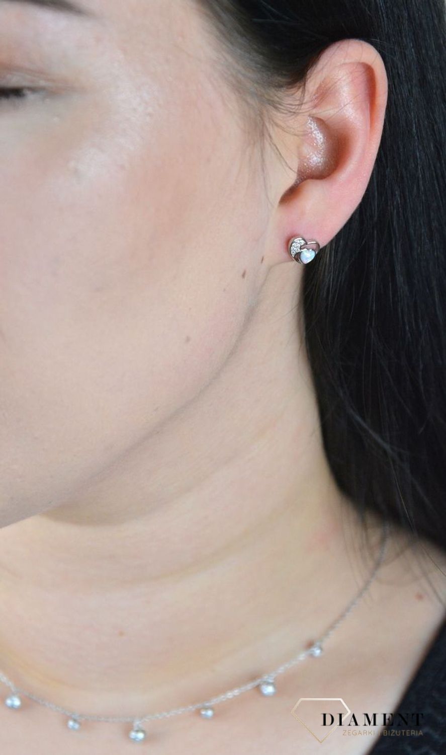 Kolczyki srebrne serca z opalem syntetycznym SVLE1010XF6O100.jpg