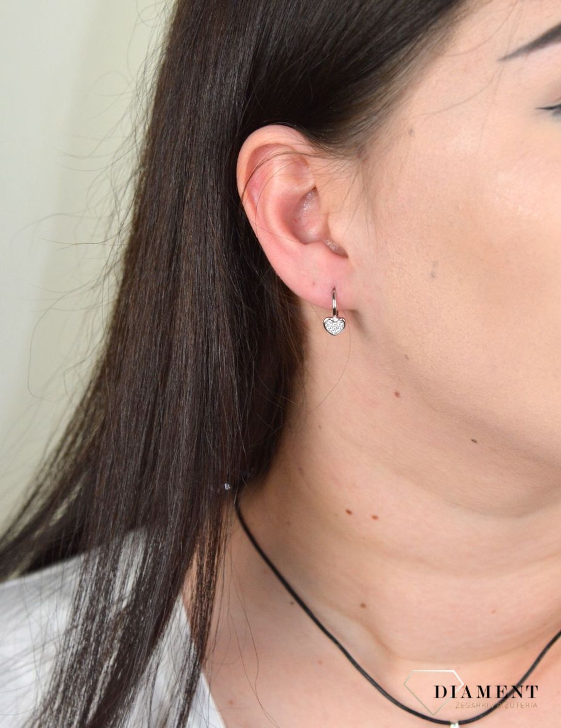 Srebrne kolczyki wiszące serca z cyrkonią SVLE1130XH2BI00.jpg