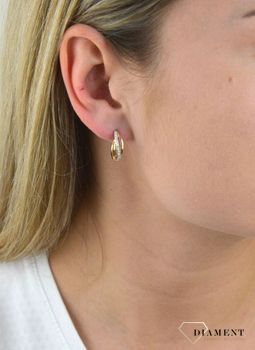 Srebrne kolczyki w pozłoceniu żółtego i różowego złota 925 SVLE1251XH2TR00 💎  Biżuteria wykonana z najwyższej próby srebra o ciekawym aspekcie wizualnym 💎  Kolczyki w pozłoceniu. 💎 (1).JPG
