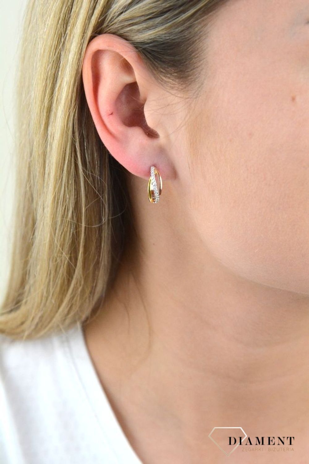 Srebrne kolczyki w pozłoceniu żółtego i różowego złota 925 SVLE1251XH2TR00.jpg