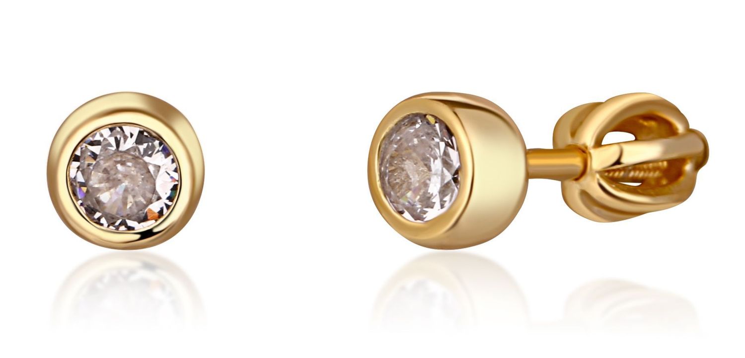 Srebrne kolczyki damskie 925 wkrętki z okrągłą cyrkonią SVLE1517XH2GO07. Kolczyki srebrne damskie z cyronią. Kolczyki srebrne pozłacane. Kolczyki wkrętki okrągłe pozłacane. Kolczyki z zakręcanym zapięciem na prezent. Srebrne.jpg