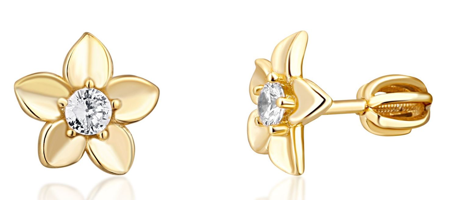 Srebrne kolczyki damskie 925 pozłacane kwiatki SVLE1576XH2GOSR. Kolczyki srebrne damskie. Kolczyki srebrne pozłacane. Kolczyki wkrętki kwiatki pozłacane. Kolczyki z zakręcanym zapięciem. Srebrne biżuteria damska. Kolczyki srebrne na prezent..JPG