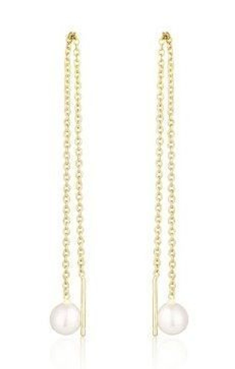 Srebrne kolczyki damskie 925 perły na łańcuszku pozłacanym SVLE1838X75GP00. Srebrne kolczyki damskie. Kolczyki srebrne perełki. Srebrne kolczyki na bigiel. Srebrne kolczyki z perłą idealne na prezent..jpg