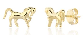 Kolczyki srebrne pozłacane konik srebro 925.jpg